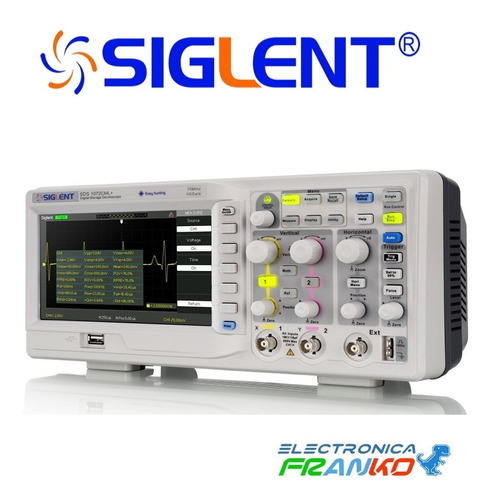 Osciloscopio Digital Siglent Sds1102cml+ 100 Mhz