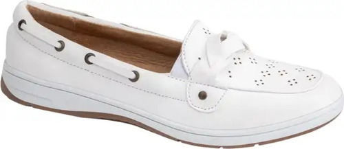 Zapato Choclo Piso Antifaz Shosh 501 Dama Blanco