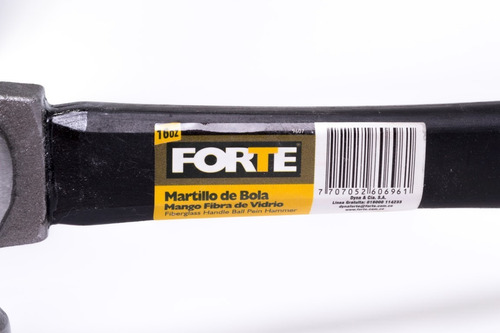 Martillo Bola Mango Fibra Vidrio 16onz 30mm Forte