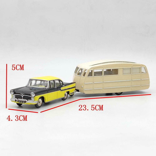Simca Vedette Chambord 1958 & Caravane Henon Norev 1/43