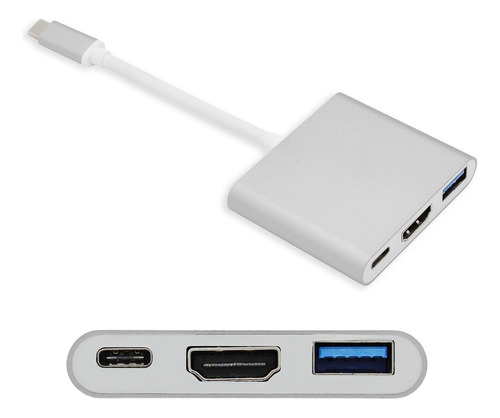 Adaptador Usb C A Hdmi Para Macbook Pro/air Thunderbolt 3