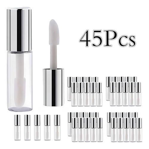 Brillo Labios Tubo Dispensador 1.2ml 45pcs Mini Rellenable