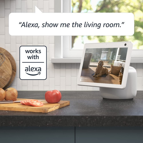 Mini cámara Blink Pan-tilt para interiores de 360 grados con Alexa