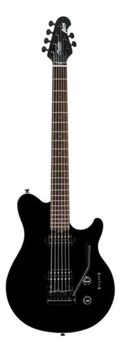 Guitarra elétrica Sterling Axis AX3S single-cutaway de  tília black com diapasão de jatobá