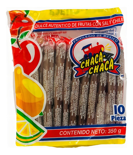 Chaca Chaca Rielito 10 Barras 35g Dulce Frutas Chile Tamarin