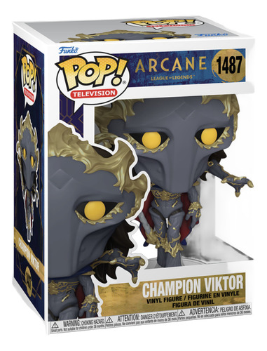 Funko Pop Champion Viktor #1487 League Of Legends Arcane