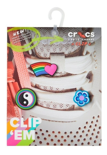 Crocs Jibbitz Clip Para Pasadores Colorful Lace 3pk (usa)