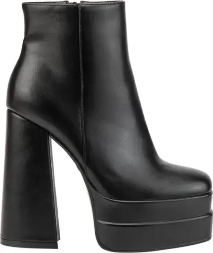 Botas plataforma tacon ancho new arrivals