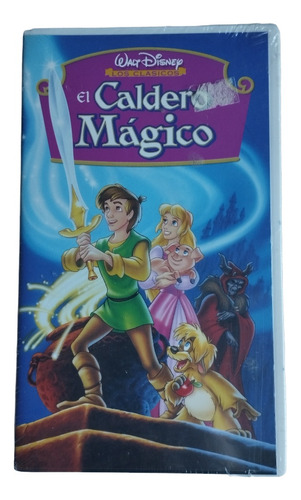 Disney, El Caldero Mágico, Vhs, Español