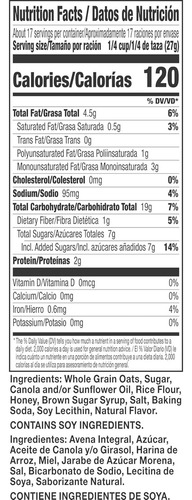 Nature Valley Granola Crunch Oats 'n Honey, 16 Oz
