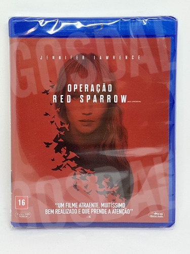 Blu Ray Operação Red Sparrow Original Novo Dub/leg Envio R$9