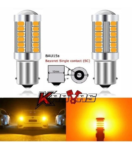 X2 Ampolleta Led Intermitente Pata Pareja / Dispareja Karvas