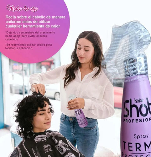 Termoprotector Para Cabello Kolor Shot Profesional Spray