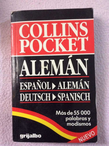 Diccionario Alemán Español Collins Pocket Grijalbo