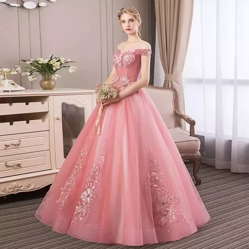 Vestido Quinceañera Fino,bonito,barato, Bordado Años Rojo