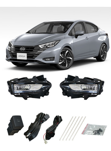 Kit De Faros Niebla Halogeno Nissan Versa 2025 Ultimo Modelo