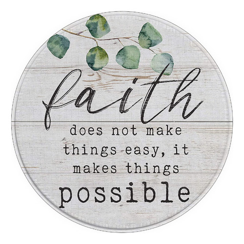 Faith Doe Not Make Things Easy It Possible Alfombrilla Mouse