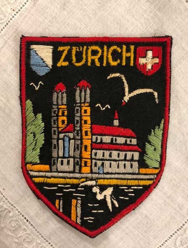 Antiguo Escudo  Insignia De Zurich - Suiza -