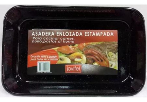 Asadera Horno Enlozada Estampada N3 26 X 16 X 4 Cm Jovifel