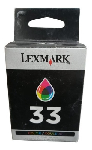 Cartucho De Tinta Lexmark 33 Tricolor 18c0630 Para P315