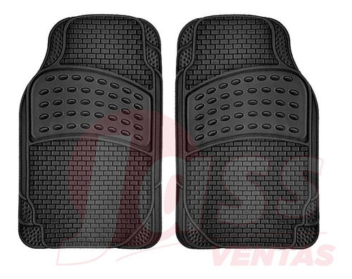 Imagen 3 de 8 de Cubre Alfombra Goma Pesada Universal 2 Piezas Auto Camioneta