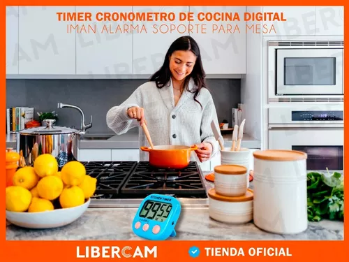 Temporizador Digital Con Soporte Magnético Para Cocina