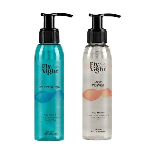 Kit X2 Combo Gel Lubricante Intimo Frio/calor Hombre Mujer