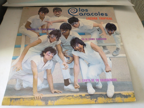 Los Caracoles  Locura Tropical  Lp Vinilo.