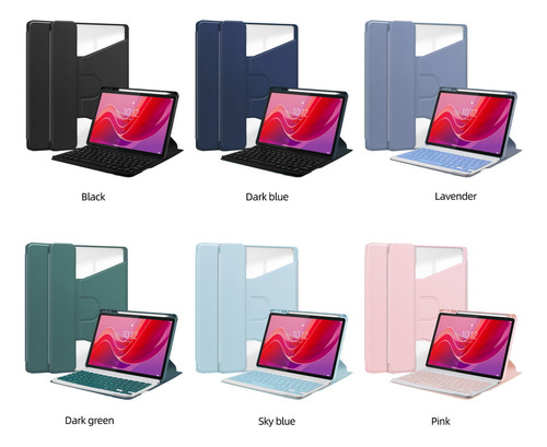 Funda Tableta Con Teclado Para Lenovo M11 Tb330fu Tb331fc