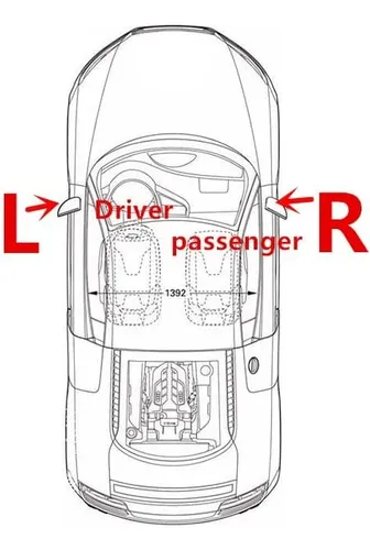 Luna Espejo Kit X2 Izq+der Compatible Con Volvo C70 2006-13