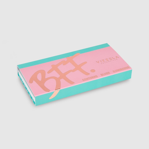 Imagem 4 de 4 de Paleta Bff 03 Vizzela - Contorno, Iluminador E Blush