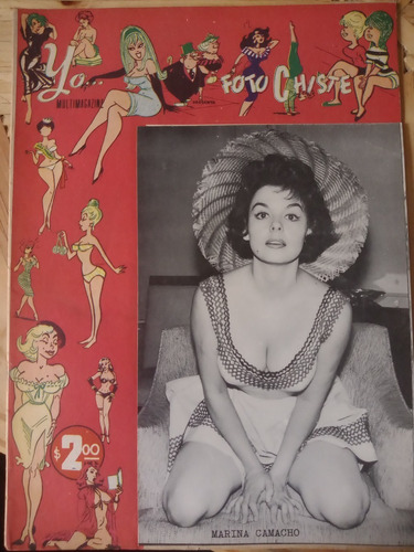 Marina Camacho En Revista Yo... Foto Chiste No. 42 1962