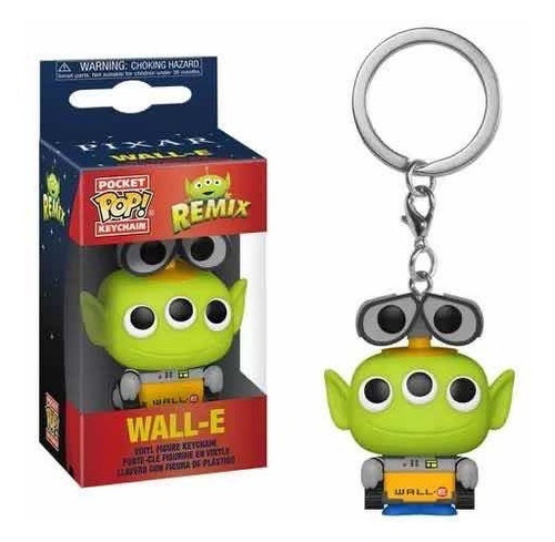 Llavero Wall-e AlĂen Remix Disney Eva Funko Pop Original
