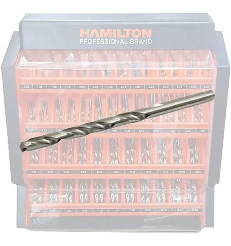 Broca Mecha De Acero Rapido Hamilton 1.75 Mm Hss0175