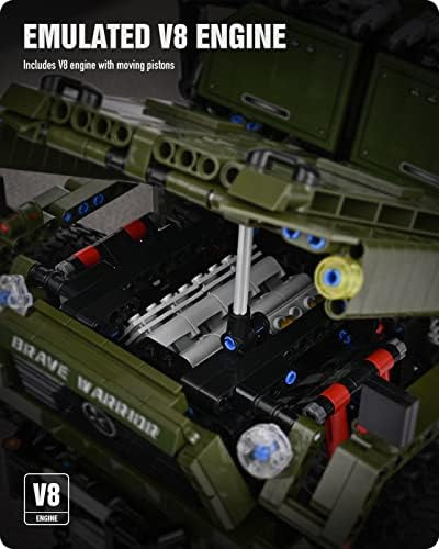 Nifeliz Warrior Kit De Construcción De Coche Militar, Modelo