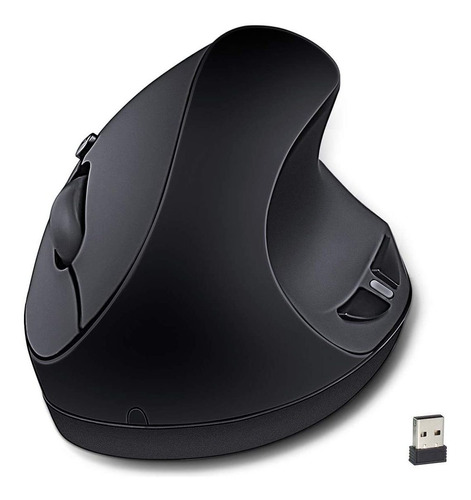 Mouse Sungi, Vertical/inalambrico/ergonomico/negro