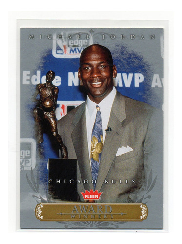 2007 Fleer Awards Michael Jordan 1988 Nba All Star Game Mvp (Usado)