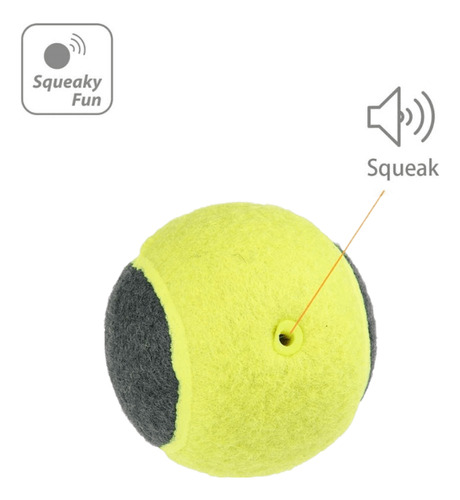 Skipdawg® Tennis Ball M Pack 4 Para Perros