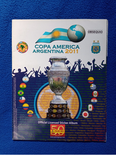 Álbum Copa América Argentina 2011 + Actualización Costa Rica