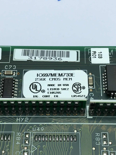 Ge Fanuc Ic697mem733e Cmos Memory Ic697mem733