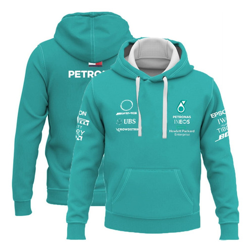 Sudadera Casual Con Capucha Mercedes Benz Keto F1 Petronas M 1