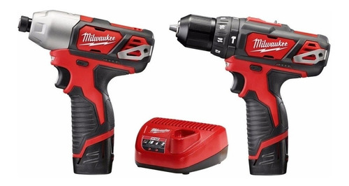 Combo Atornillador + Llave De Impacto Milwaukee 2497-259a