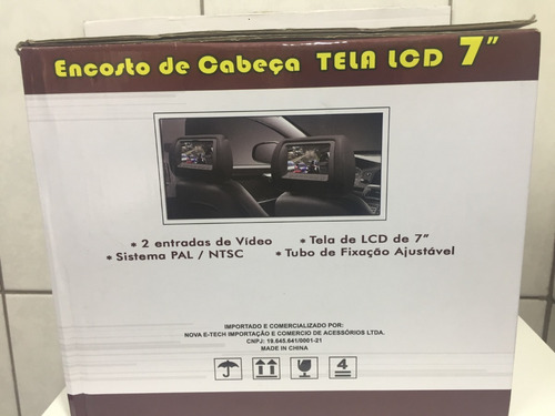 Encosto De Cabeça Grafite Sem Ziper Par