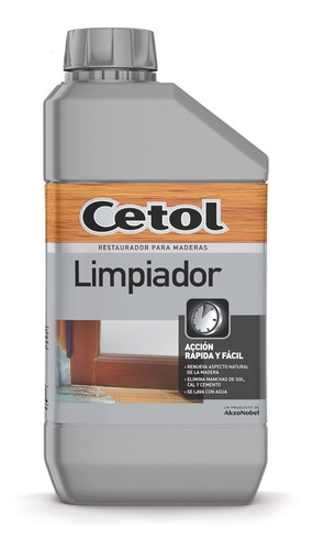 Cetol Limpiador Elimina Manchas En Madera 1lt - Imagen -