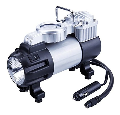 Compresor De Aire Neumaticos Portátil Con Luz De Led 12 V