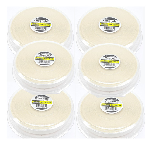 Fita Walker Tape Ultra Hold Branca 36m X 1.9cm- Kit C/6