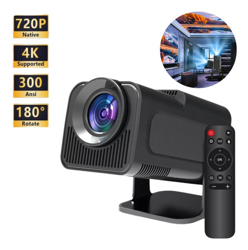 Projetor Android Wifi 4k Smart Hy 320 10000lm Tvbox Fullhd