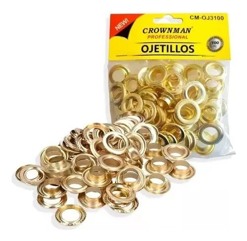 300pcs Ojetillos Metálicos 12mm Remache Ojal Lonas O Telas
