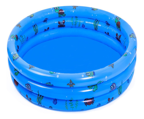 Piscina Para Niños Piscinas Inflables Grande 3 Anillos 140cm