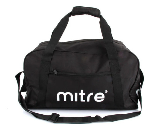 Bolso Deportivo Mitre Aerial 40 Litros Color Negro